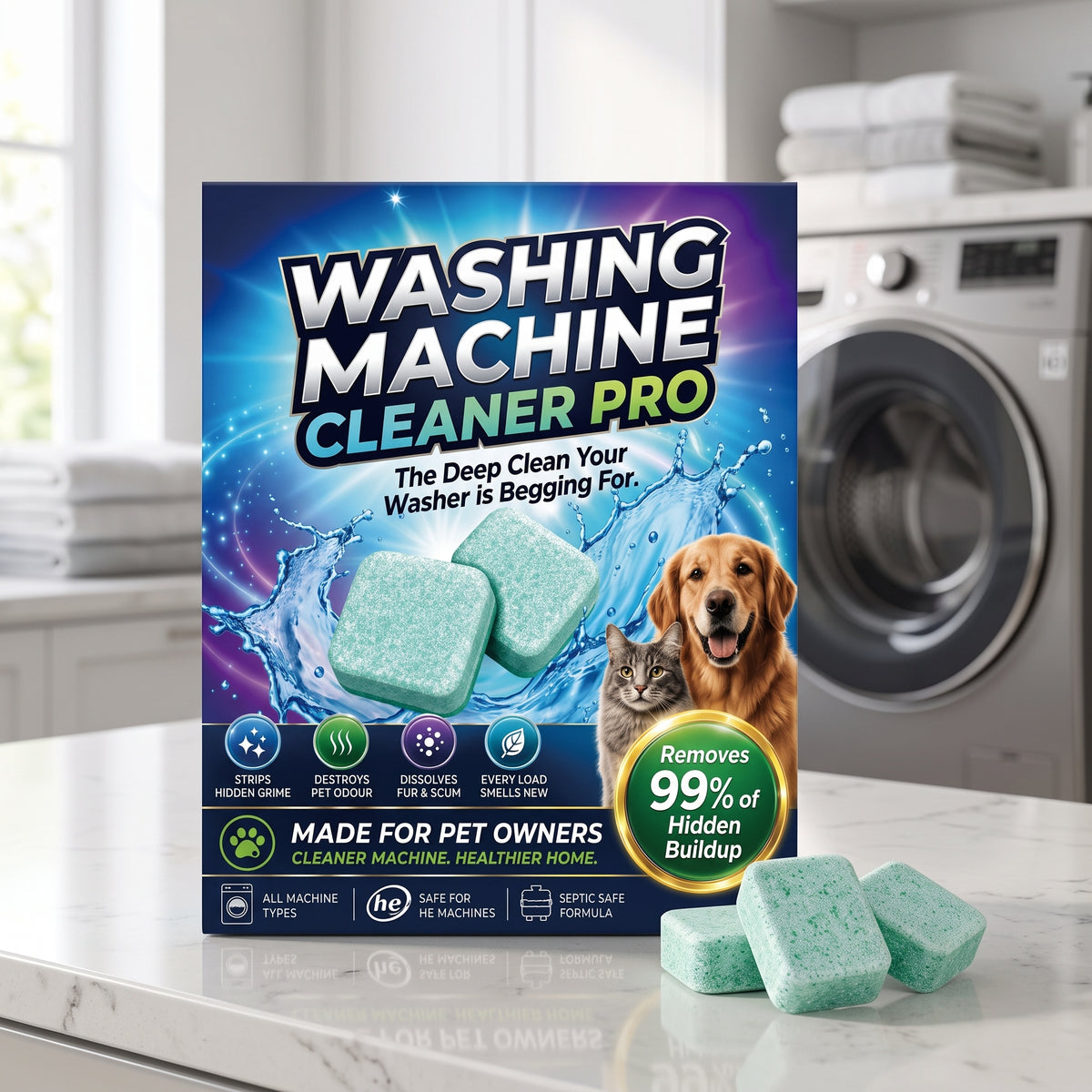 Washing Machine Tablets for Pet Homes