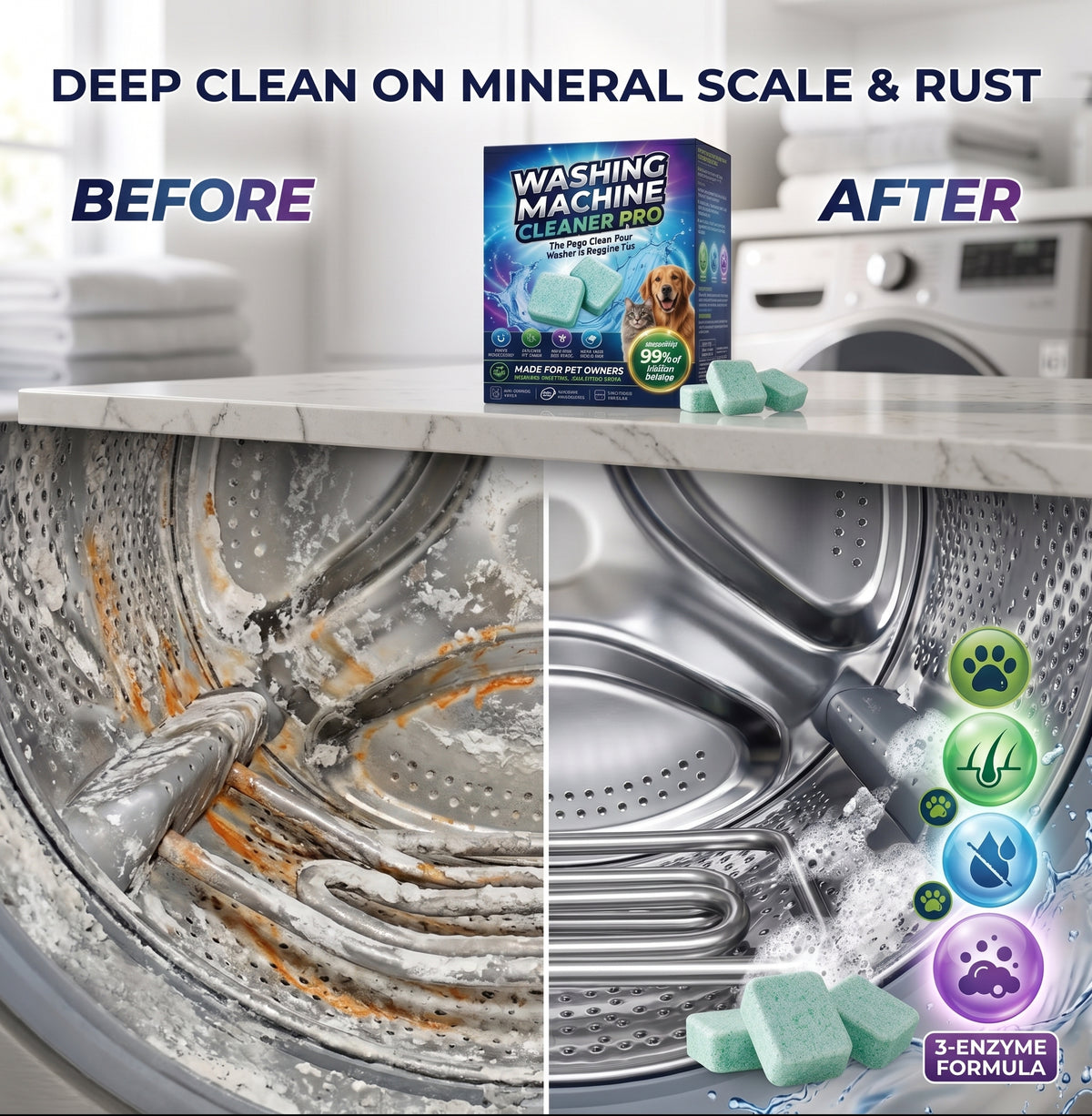 Washing Machine Tablets for Pet Homes