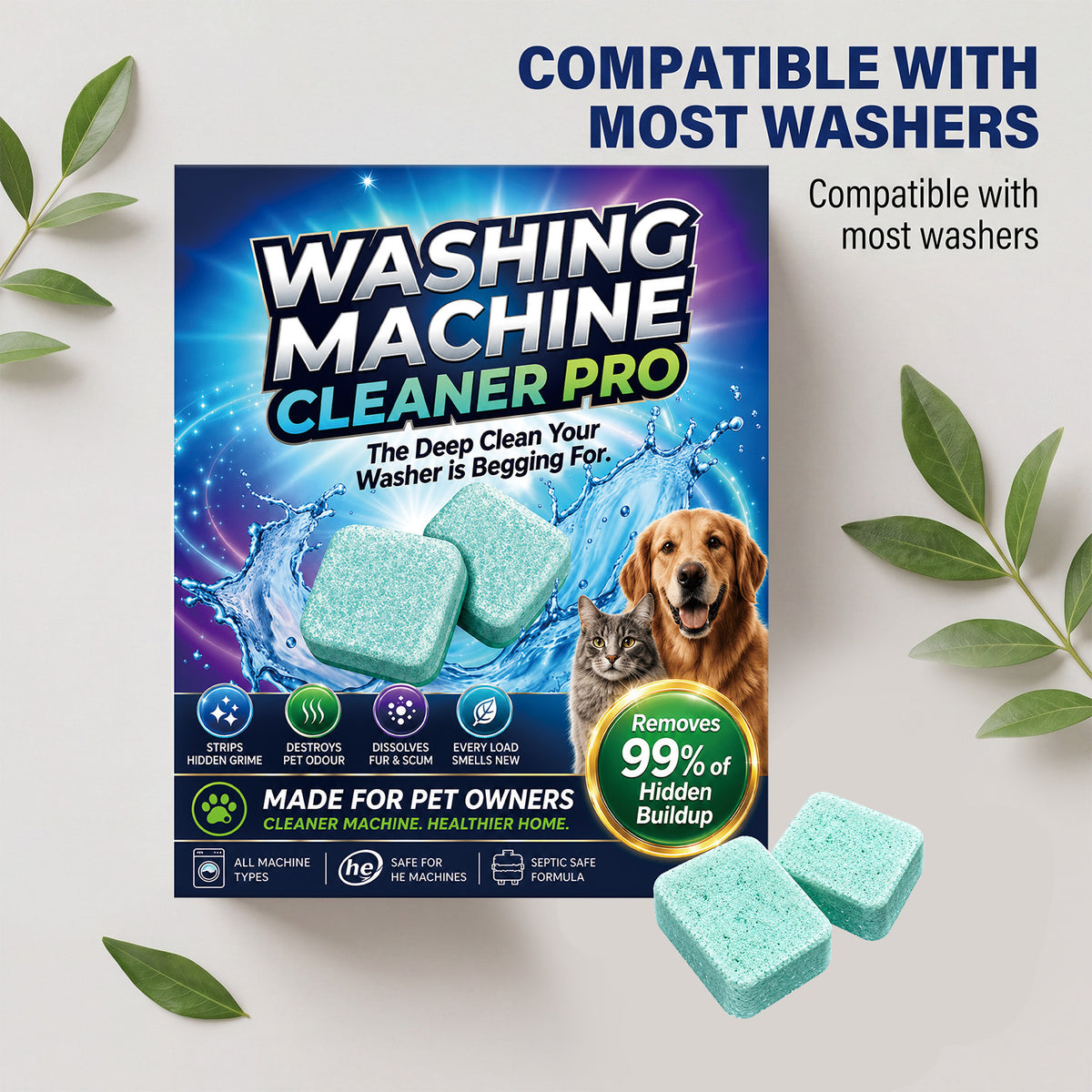 Washing Machine Tablets for Pet Homes