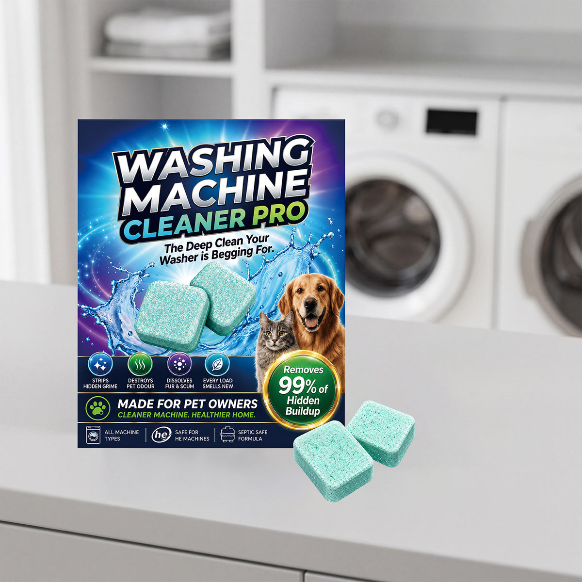 Washing Machine Tablets for Pet Homes